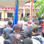 Aksi Demo di DPRD Sibolga di Kepung Aparat, 2 Ambulance Disiapkan di Lokasi